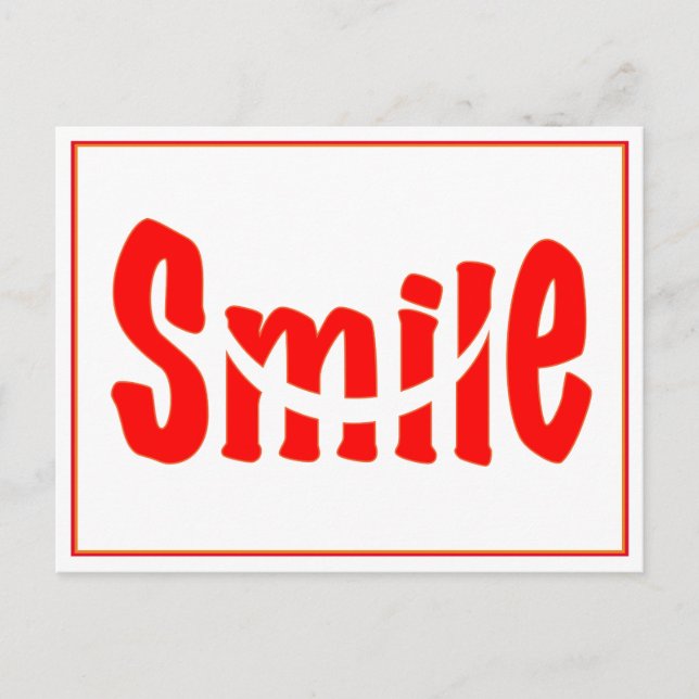 Smile Postcard (Front)