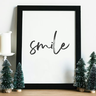 Smile Poster - A positive energy for your home