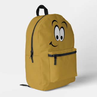 Smile Printed Backpack