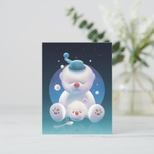 Smile Pup: Ice Shaver Dreamland & Polar Bear Announcement Postcard