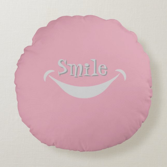 Smile Round Cushion (Front)