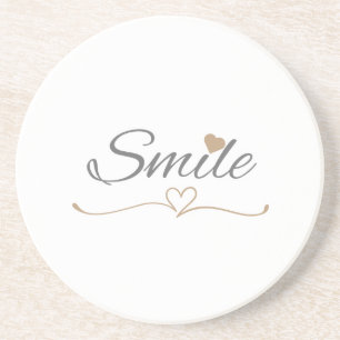 Smile Script Mother’s Day & Birthday Gift for Her Coaster
