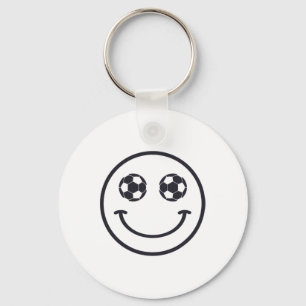 Smile Soccer Byll Cool Futbol Equipment For Girls Key Ring
