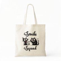 Smile Squad with Funny Cats Design