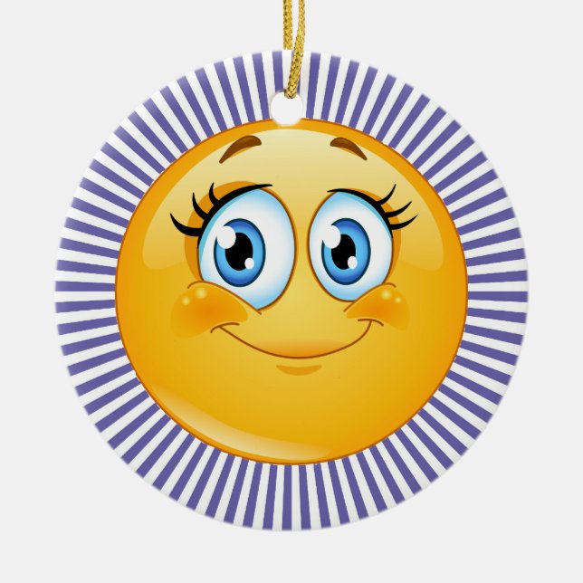 Smile - SRF Ceramic Ornament (Front)