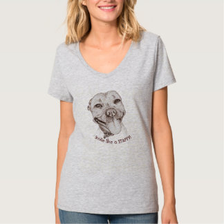Smile Staffy Tshirts