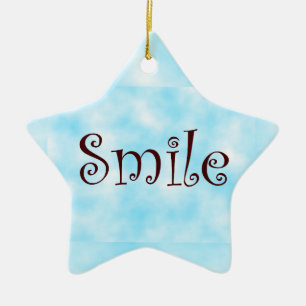 Smile-star ornament