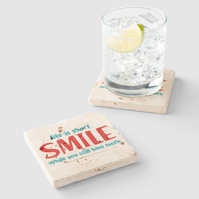 Smile Stone Coaster (Side)