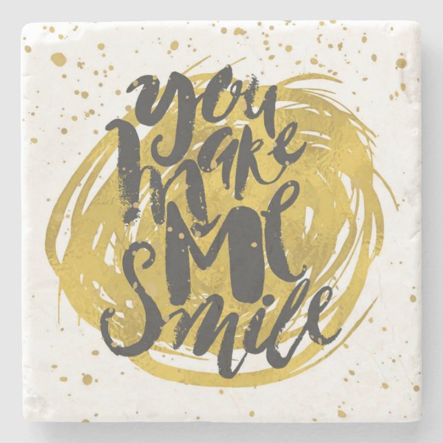 Smile Stone Coaster (Front)