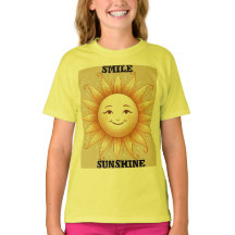 Smile Sunshine – Cute Happy Sun T-Shirt