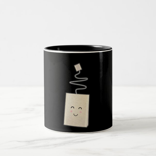 Smile Tea Two-Tone Coffee Mug (Center)