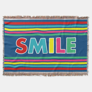 Smile! Throw Blanket