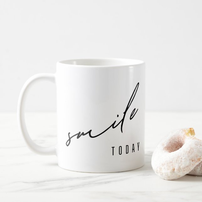 smile today. Mugs & Cups (With Donut)