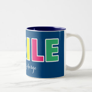 Smile! Two-Tone Coffee Mug
