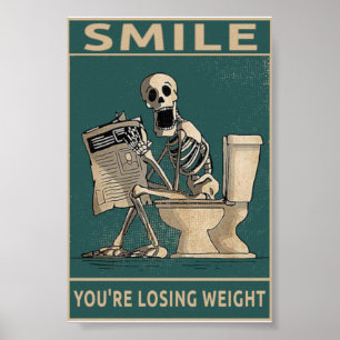 Smile vintage poster