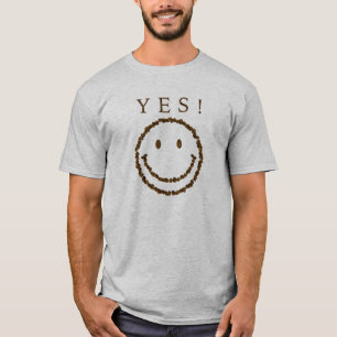 Smile with Coffee Beans T-Shirt