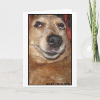 "Smile with your eyes" Card