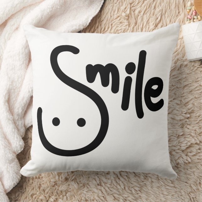 Smile writing cushion (Blanket)
