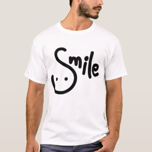 Smile writing T-Shirt