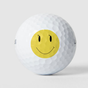 Smile Yellow face 006 Golf Balls