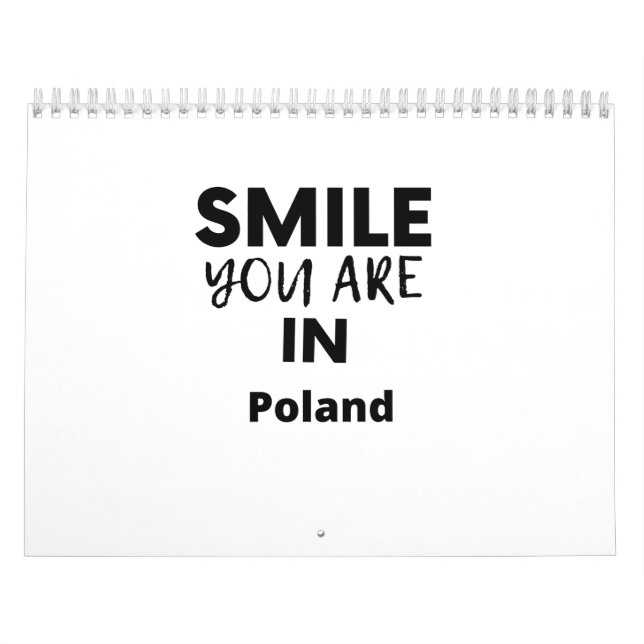 SMILE YOU ARE IN Poland Calendar (Cover)