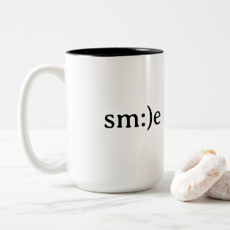 Smile you can Two-Tone coffee mug
