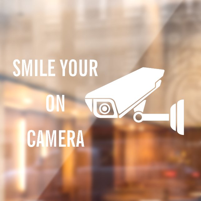 Smile Your On Camera Business Security Warning (Sheet 2)