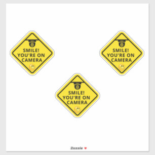 Smile You're On Camera Sign, Video Surveillance  S