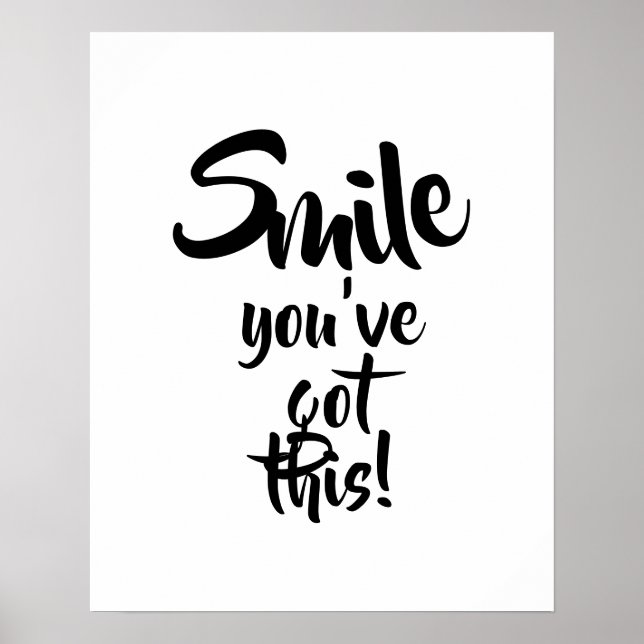 smile you've got poster (Front)