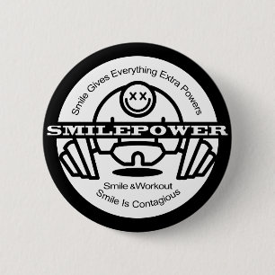 SmilePower 6 Cm Round Badge