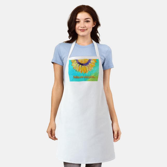 Smiles Are Contagious  Apron (Worn)