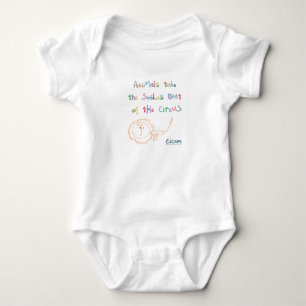 "Smiles" Circus Campaign Babygro Baby Bodysuit