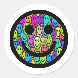 Smiles Classic Round Sticker