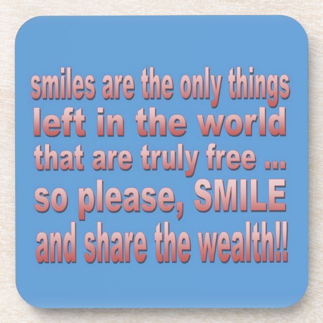 Smiles  coaster (Front)
