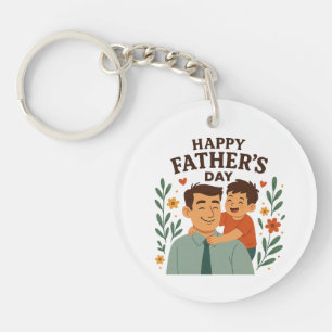Smiles for Dad  Key Ring
