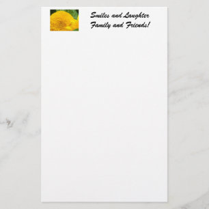 Smiles Laughter Family Friends stationery Floral