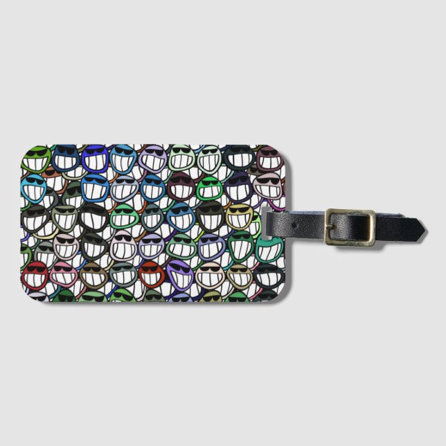 Smiles Luggage Tag (Front Horizontal)