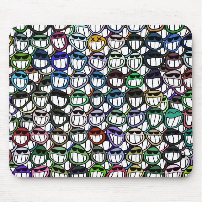 Smiles Mouse Pad (Front)