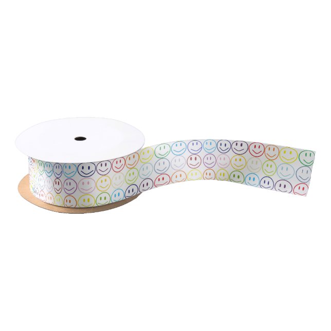 Smiles No Matter What Satin Ribbon (Spool)