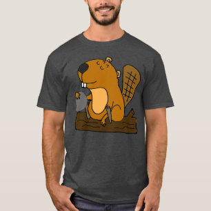 Smilesanim Funny Beaver Bowling T-Shirt