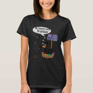 Smiletees a  Henrietta Hussy Chicken Satire T-Shirt