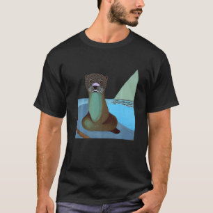 Smileteesanim Cool Sea Otter Cubism T-Shirt