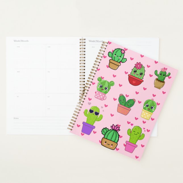 Smiley Cactus Collection Planner (Display)
