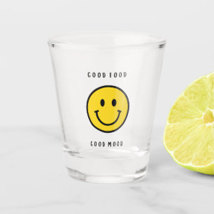 Smiley face, emoji face magnet shot glass