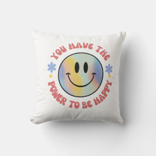SMILEY FACE HAPY PILLOW  