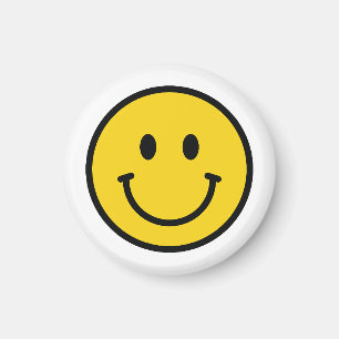 Smiley face magnet. Fun emoji  Magnet