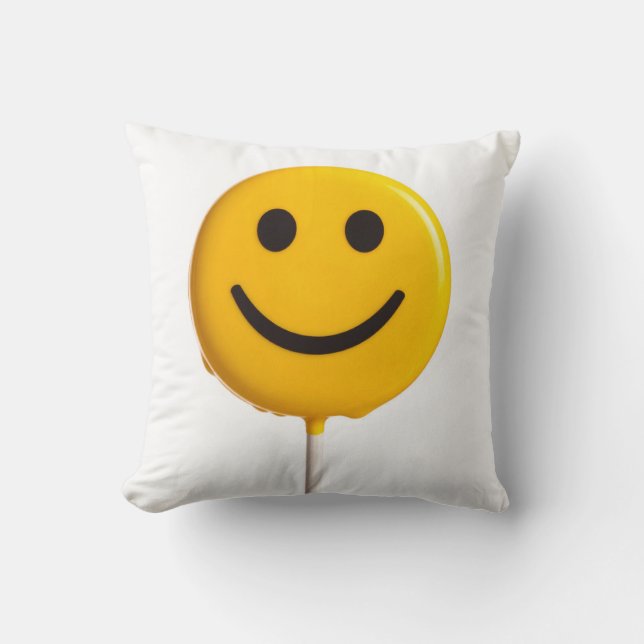 smiley face pillow (Front)