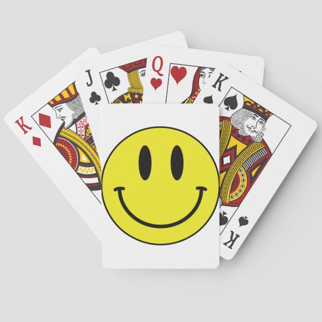 smiley face playing cards (Back)