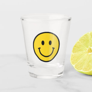 Smiley face shot glass. Fun emoji Glass