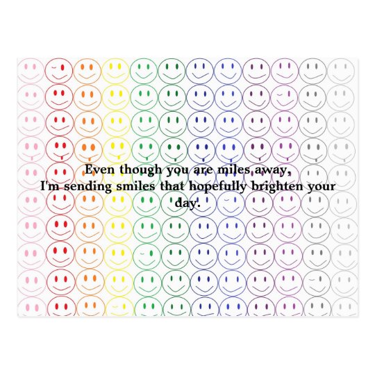 Smiley Faces Postcard